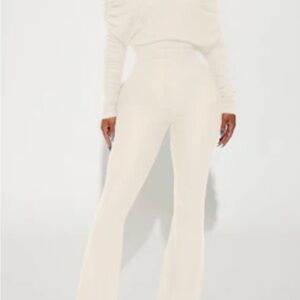 Yasmine Off Shoulders Sweater Jumpsuit